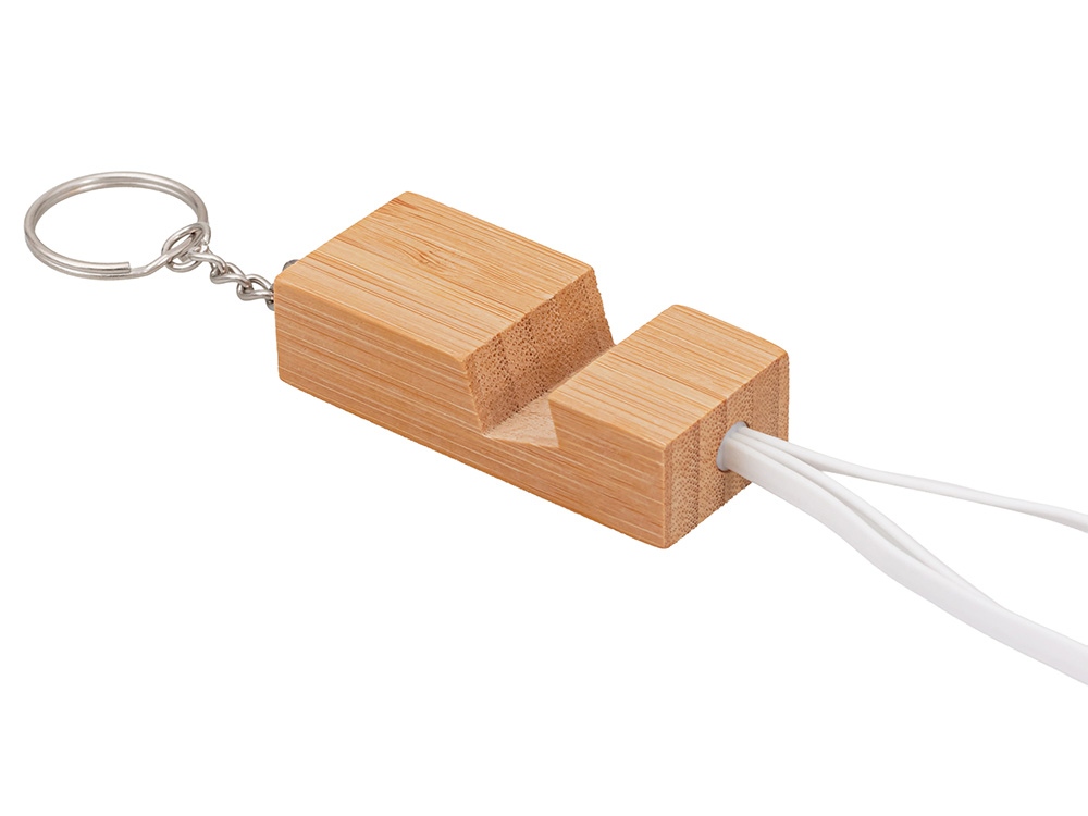 Универсальный кабель с подставкой 4-в-1 «Unicable», белый Универсальный кабель с подставкой 4-в-1 «Unicable», белый