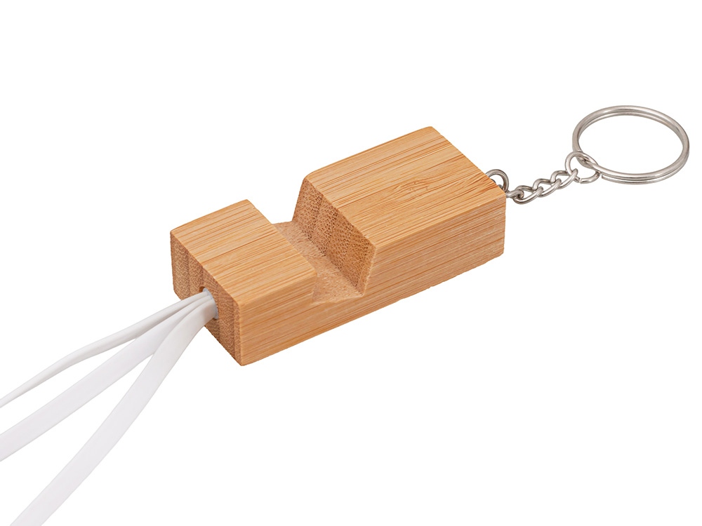 Универсальный кабель с подставкой 4-в-1 «Unicable», белый Универсальный кабель с подставкой 4-в-1 «Unicable», белый