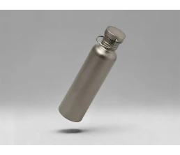 Бутылка для воды из титана "Titan", 750ml, темно-серый