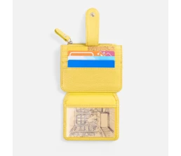 Картхолдер на молнии Unison, желтый