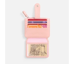 Картхолдер на молнии Unison, розовый