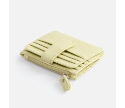 Картхолдер на молнии Unison, светло-зеленый