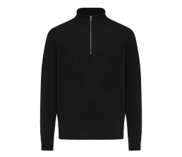 Свитшот на молнии Iqoniq Elgon из переработанного хлопка, 300 г/м²