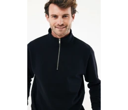 Свитшот на молнии Iqoniq Elgon из переработанного хлопка, 300 г/м²