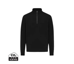 Свитшот на молнии Iqoniq Elgon из переработанного хлопка, 300 г/м²