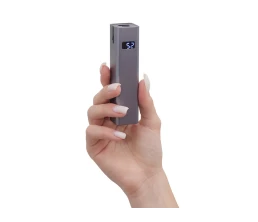Внешний аккумулятор «Rail», 5000 mAh, темно-серый