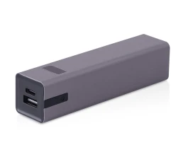 Внешний аккумулятор «Rail», 5000 mAh, темно-серый