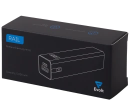 Внешний аккумулятор «Rail», 5000 mAh, темно-серый