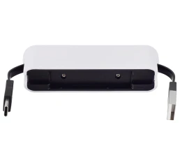 USB-хаб «Hubix» с коннектором 2-в-1 USB-C и USB-A, 2.0, белый