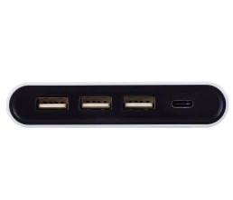USB-хаб «Hubix» с коннектором 2-в-1 USB-C и USB-A, 2.0, белый