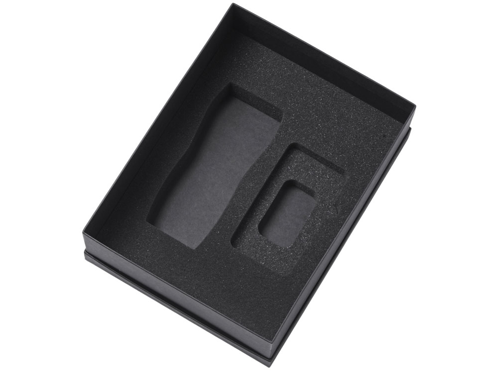 Подарочный набор c вакуумной термокружкой и повербанком С1, фиолетовый Подарочный набор c вакуумной термокружкой и повербанком С1, фиолетовый