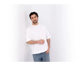 Футболка оверсайз «Beta.01» унисекс, молочный