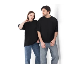 Футболка оверсайз «Beta.01» унисекс, черный