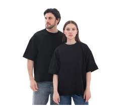 Футболка оверсайз «Beta.01» унисекс, черный