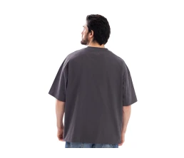 Футболка оверсайз «Beta.01» унисекс, темно-серый