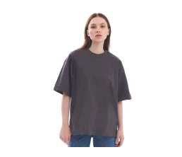 Футболка оверсайз «Beta.01» унисекс, темно-серый