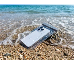 Водонепроницаемый чехол для телефона Aqualock, серый
