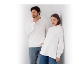 Худи оверсайз «Alpha.01» унисекс, молочный