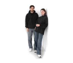 Худи оверсайз «Alpha.01» унисекс, черный