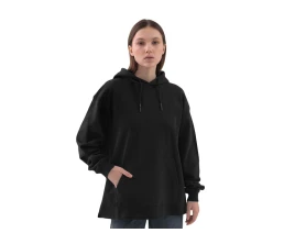 Худи оверсайз «Alpha.01» унисекс, черный