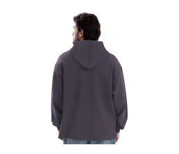 Худи оверсайз «Alpha.01» унисекс, темно-серый