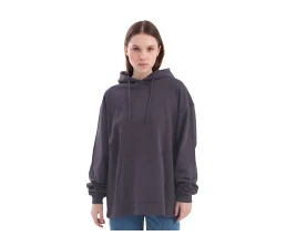 Худи оверсайз «Alpha.01» унисекс, темно-серый