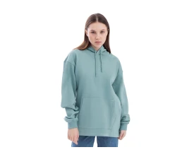 Худи оверсайз «Alpha.01» унисекс, пыльный бирюзовый