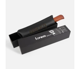 Зонт складной Cloudburst в подарочной упаковке, темно-синий