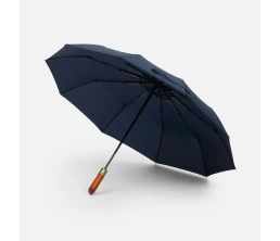 Зонт складной Cloudburst в подарочной упаковке, темно-синий Зонт складной Cloudburst в подарочной упаковке, темно-синий