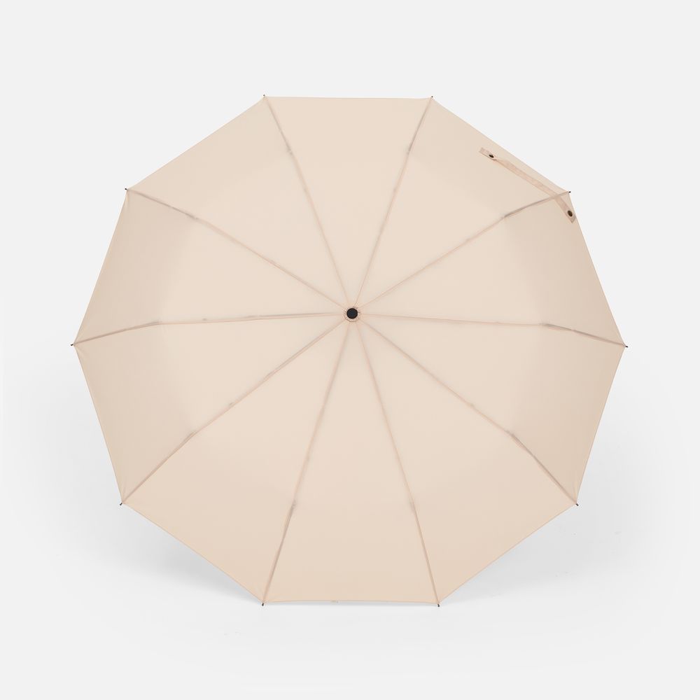 Зонт складной Cloudburst в подарочной упаковке, бежевый Зонт складной Cloudburst в подарочной упаковке, бежевый