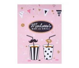 Подарочный набор с бутылкой для воды. блокнотом, ручкой и ланчбоксом,синий