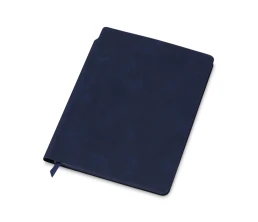 Подарочный набор с термобутылкой, блокнотом, ручкой и чаем, синий