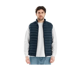 Стеганый жилет "Uniqloud", темно-синий