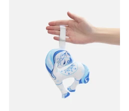 Мягкая игрушка — подвеска «Снежка»