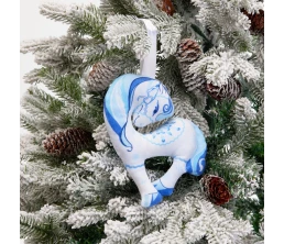 Мягкая игрушка — подвеска «Снежка»