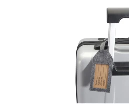 Багажная бирка из RPET-фетра «Tie»