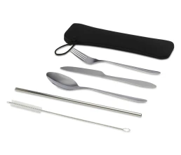 Набор столовых приборов из нержавеющей стали из 5 предметов Sheen - Серебристый Набор столовых приборов из нержавеющей стали из 5 предметов Sheen - Серебристый