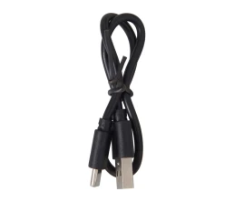 Внешний аккумулятор с подсветкой лого «Reedia S2», 5000 mAh, бамбук, черный