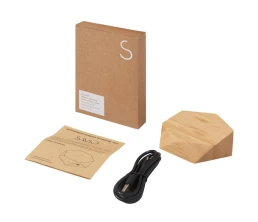 Беспроводное зарядное устройство «Gex», 15 Вт, бамбук