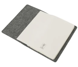 Двустороннее портфолио из рпет-фетра и искусственной кожи 