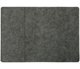 Двустороннее портфолио из рпет-фетра и искусственной кожи 