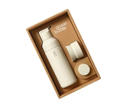 Подарочный набор Ocean Bottle 3-в-1 объемом 500 мл - Sandstone