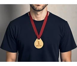 Медаль из бука 