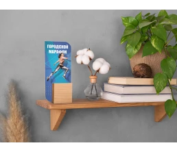 Награда из акрила с деревянным основанием 