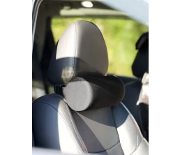 Подушка автомобильная на подголовник Roadie, черная Подушка автомобильная на подголовник Roadie, черная