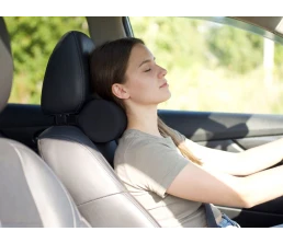 Подушка автомобильная на подголовник Roadie, черная