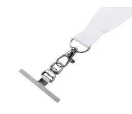 Ланъярд 2 см под сублимацию с карабином и металлическим держателем для телефона
