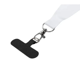 Ланъярд 2 см под сублимацию с карабином и узким держателем для телефона из ПЭ
