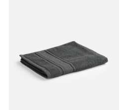 Полотенце махровое Terrychic, среднее, темно-серое
