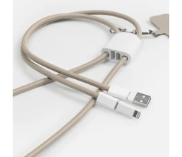 Кабель-ланьярд energyFlex Pro, серый